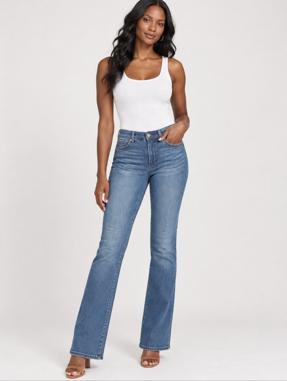 ❤️ NYDJ HIGH RISE SLIM BOOTCUT JEANS, 8 (29)